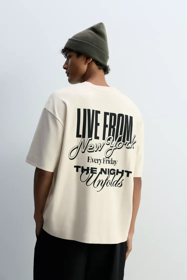 Camiseta color crema