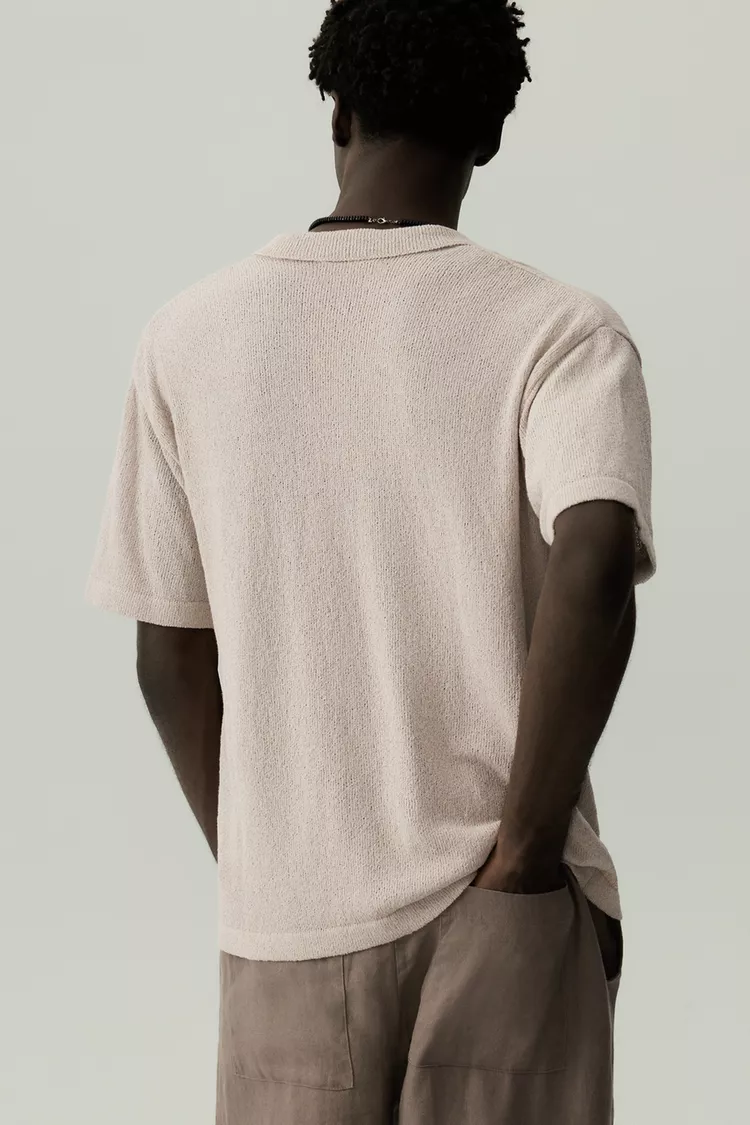 Camiseta textura Bouclé