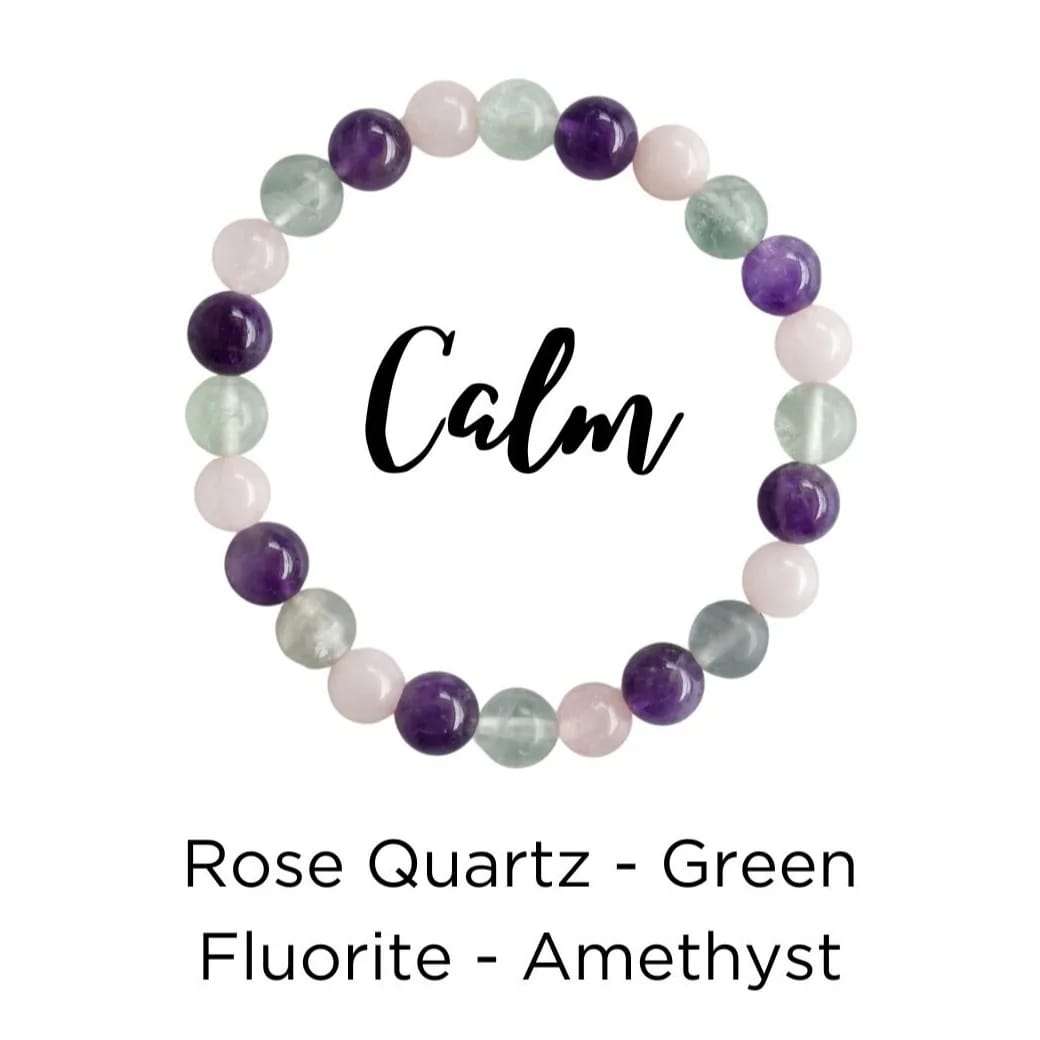 Calm Crystal Bead Bracelet