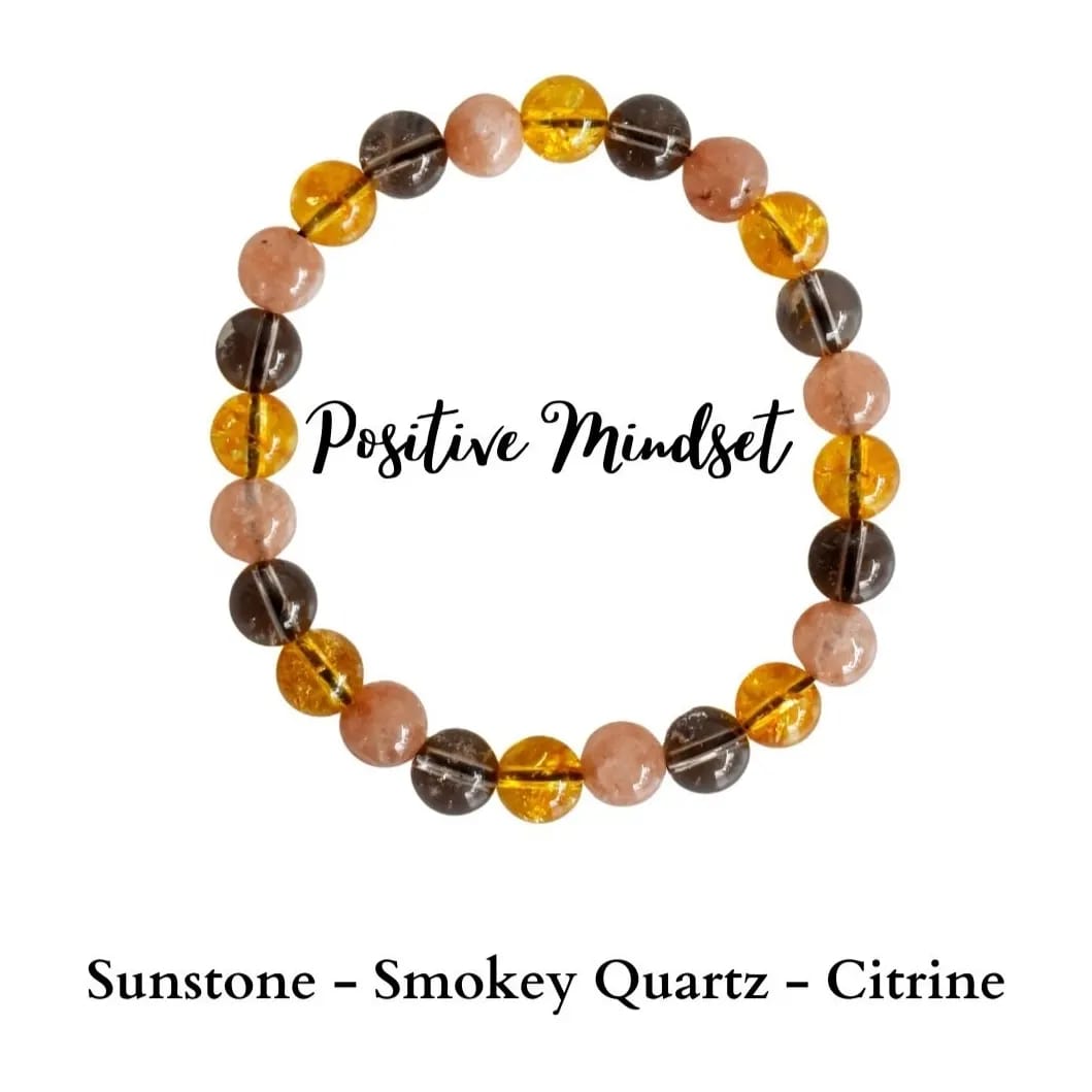 Positive Mindset Gemstone Bracelet