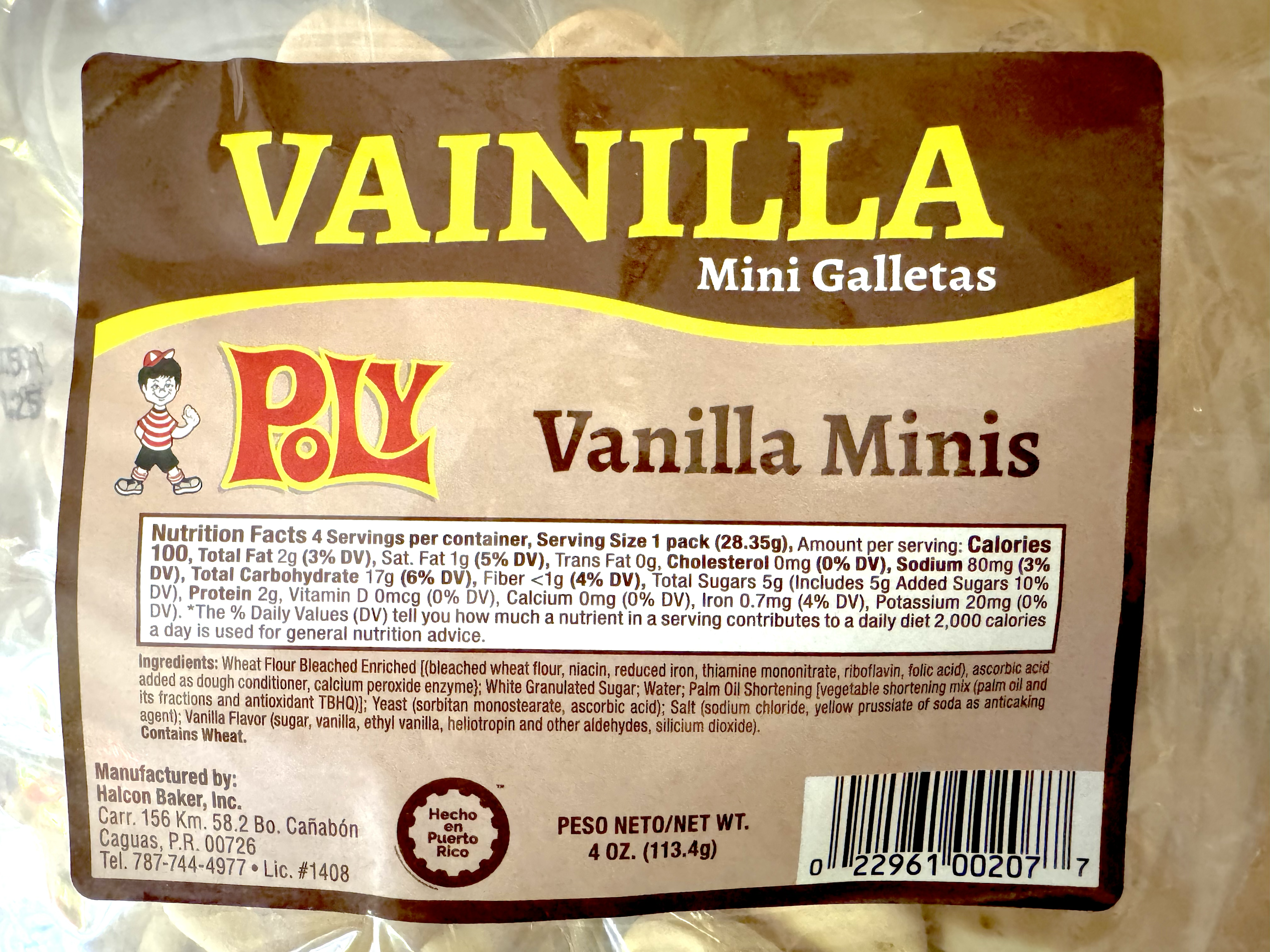 Poly Vanilla Crackers