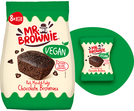 Mr. Brownie Vegan Chocolate Brownies