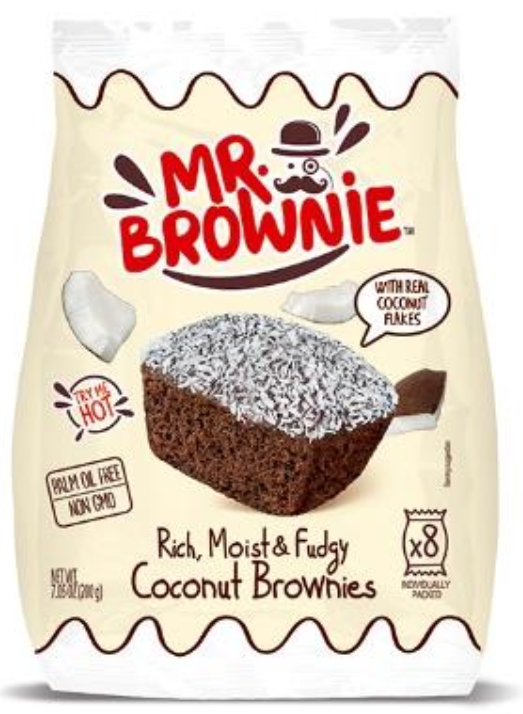 Mr. Brownie Coconut Brownies