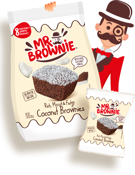 Mr. Brownie Coconut Brownies
