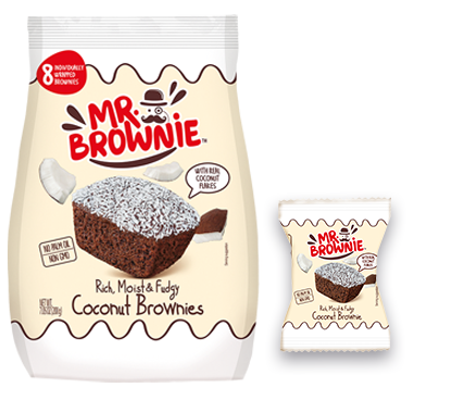 Mr. Brownie Coconut Brownies