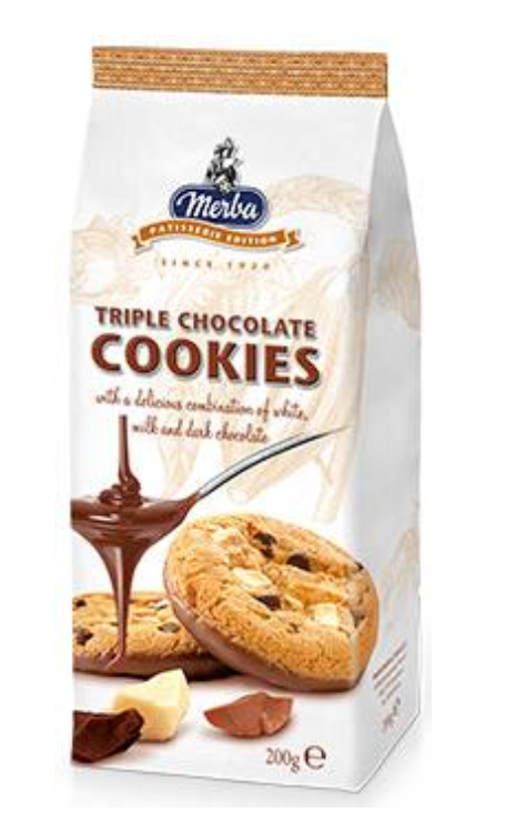 Merba Triple Chocolate Cookies