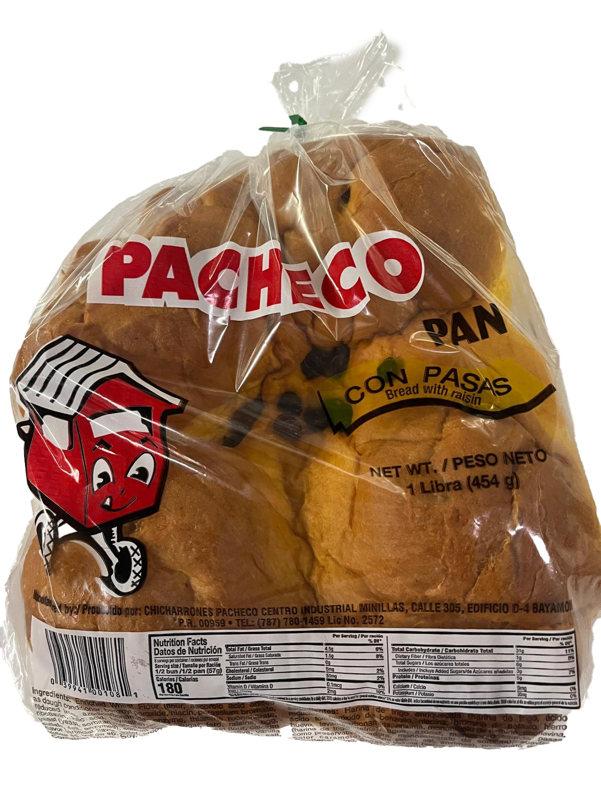 Mallorca Sweet Bread Rolls Raisins - Pan Mallorca con Pasas