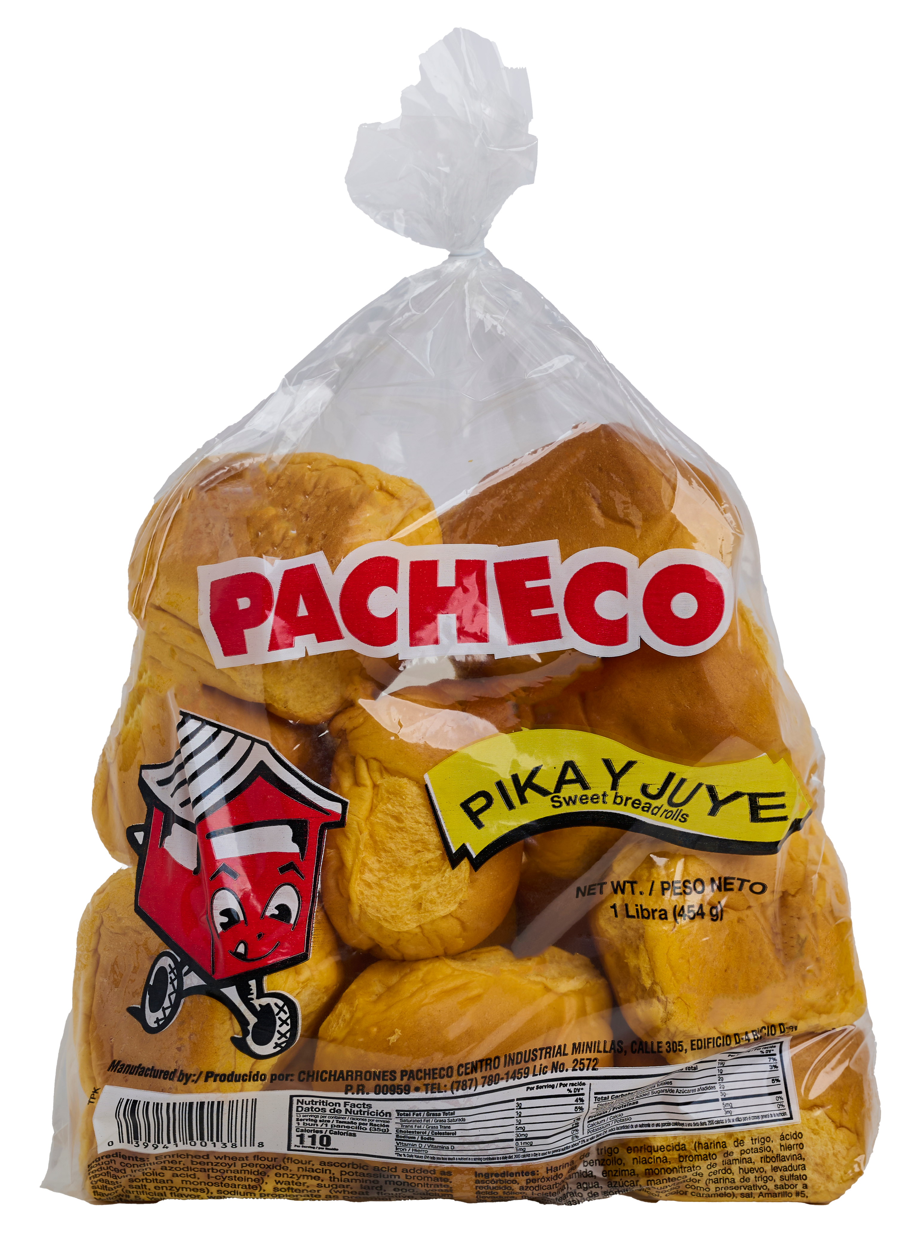 Mallorca Pika y Juye Mini Sweet Bread - Pan Mini Mallorca Pika y Juye