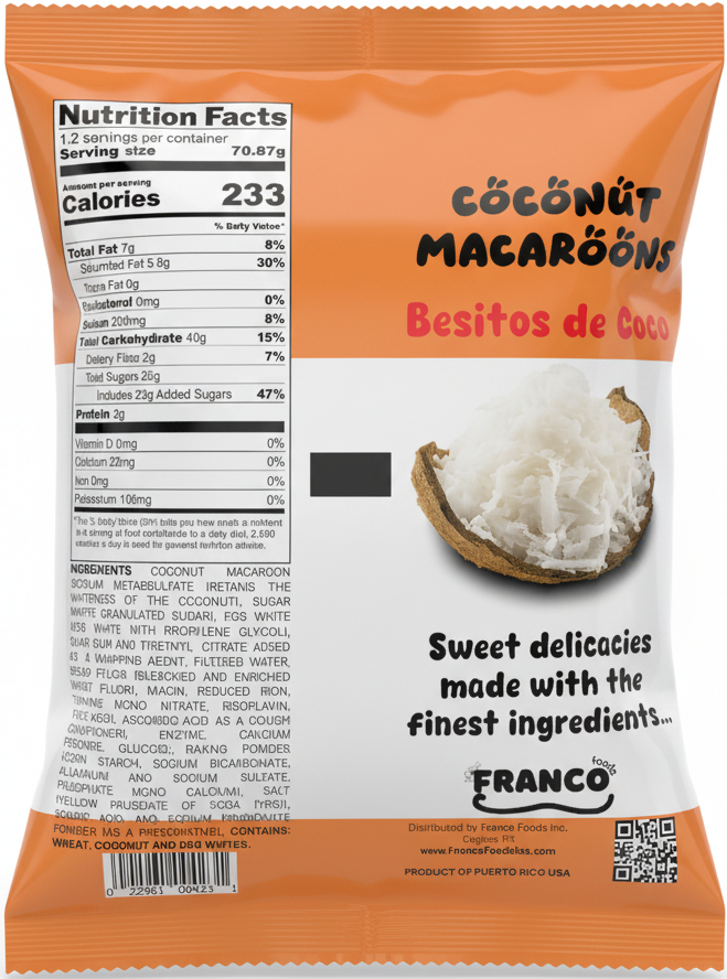 Coconut Macaroons - Besitos de Coco
