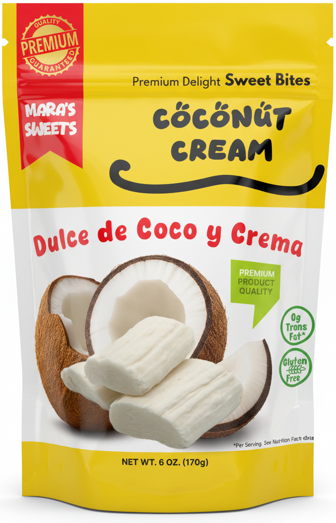 Coconut Cream Bites - Dulce de Coco Crema