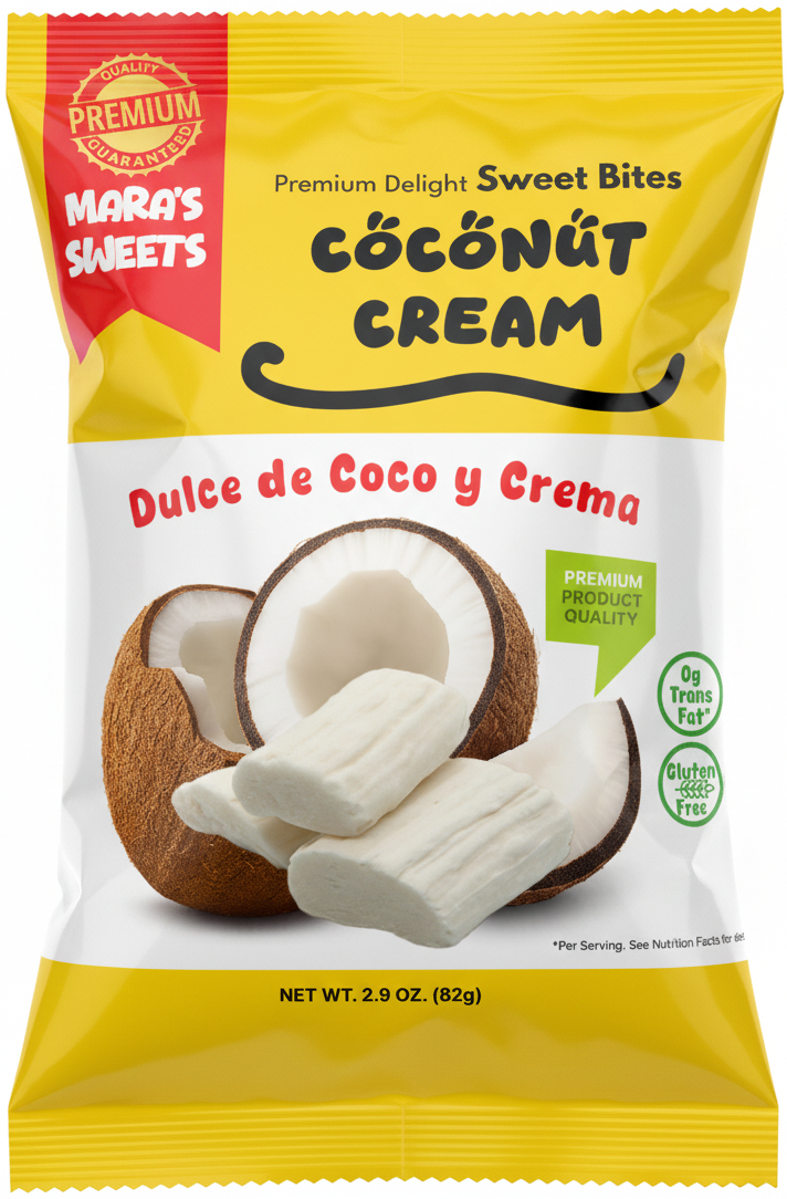 Coconut Cream Bites - Dulce de Coco Crema