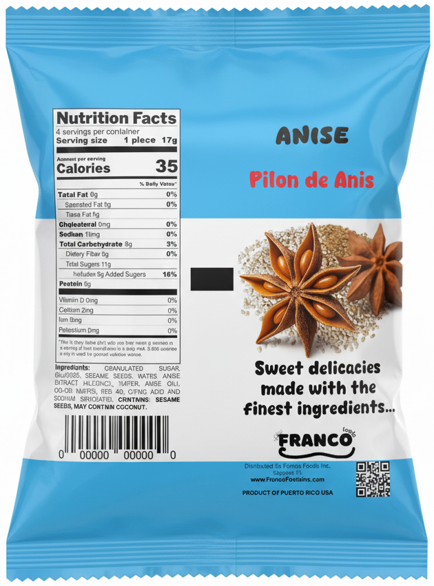 Anise Lollipops - Pilónes de Anis