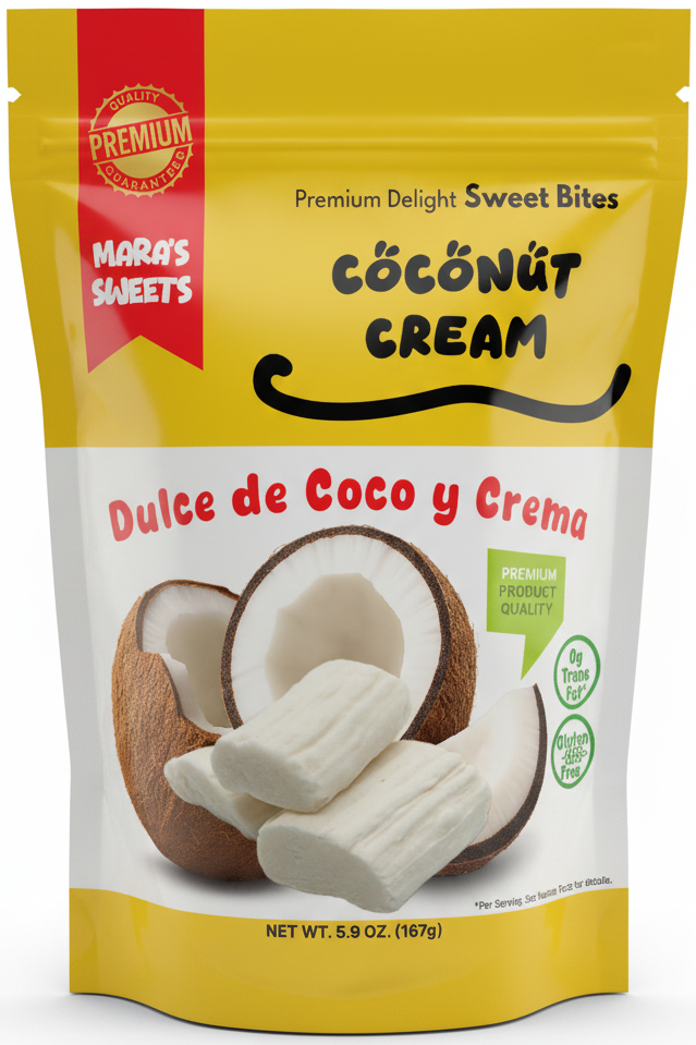 Coconut Cream Bites - Dulce de Coco Crema