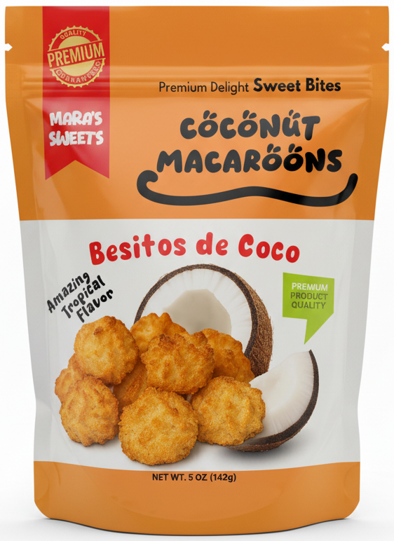 Coconut Macaroons - Besitos de Coco