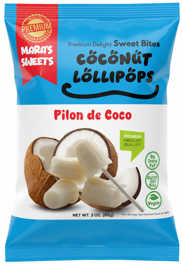 Coconut Lollipops - Pilónes de Coco