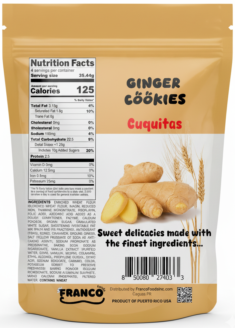 Ginger Cookies - Cuquitas