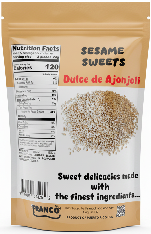 Sesame Sweet Bites - Dulce de Ajonjolí