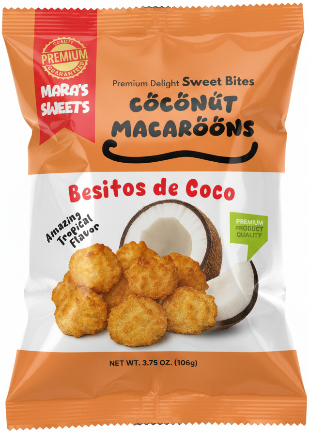 Coconut Macaroons - Besitos de Coco