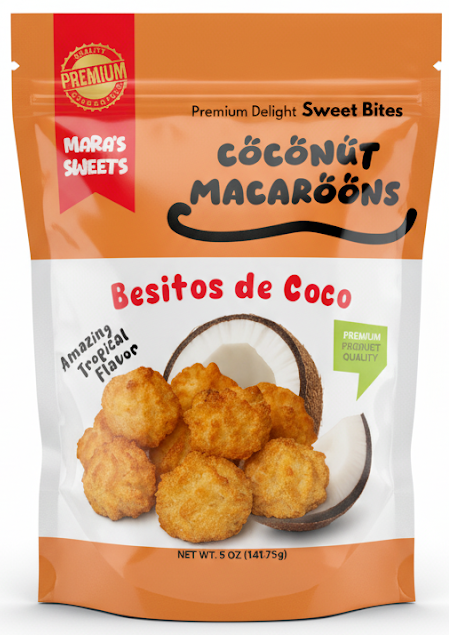 Coconut Macaroons - Besitos de Coco