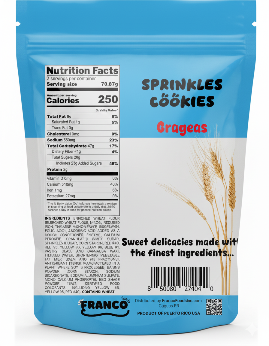 Sprinkles Cookies - Grageas