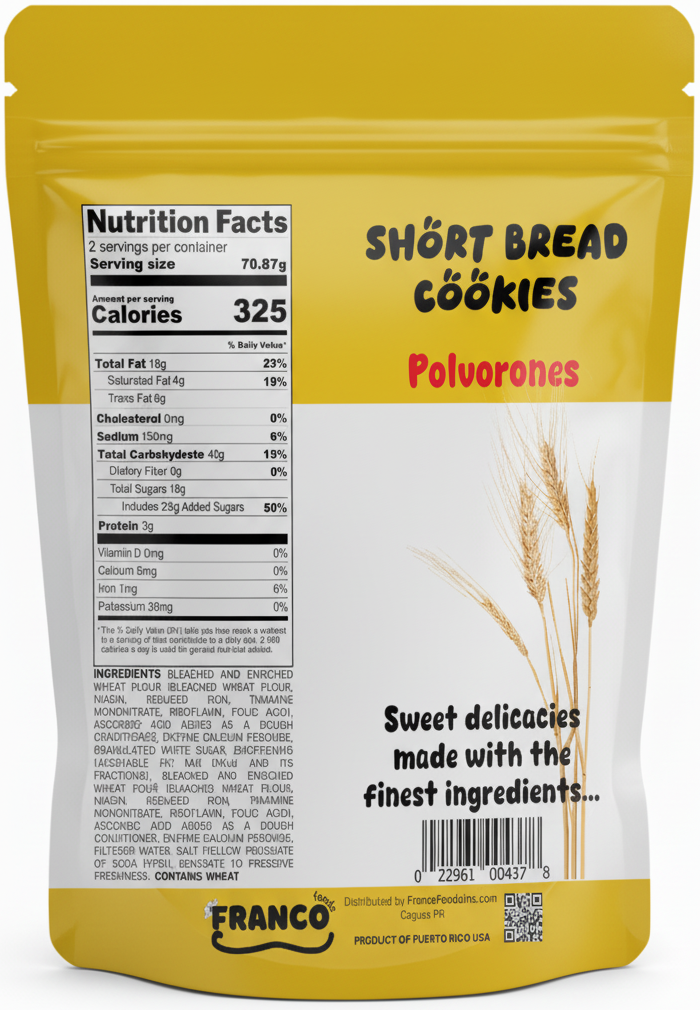 Short Bread Cookies - Polvorones
