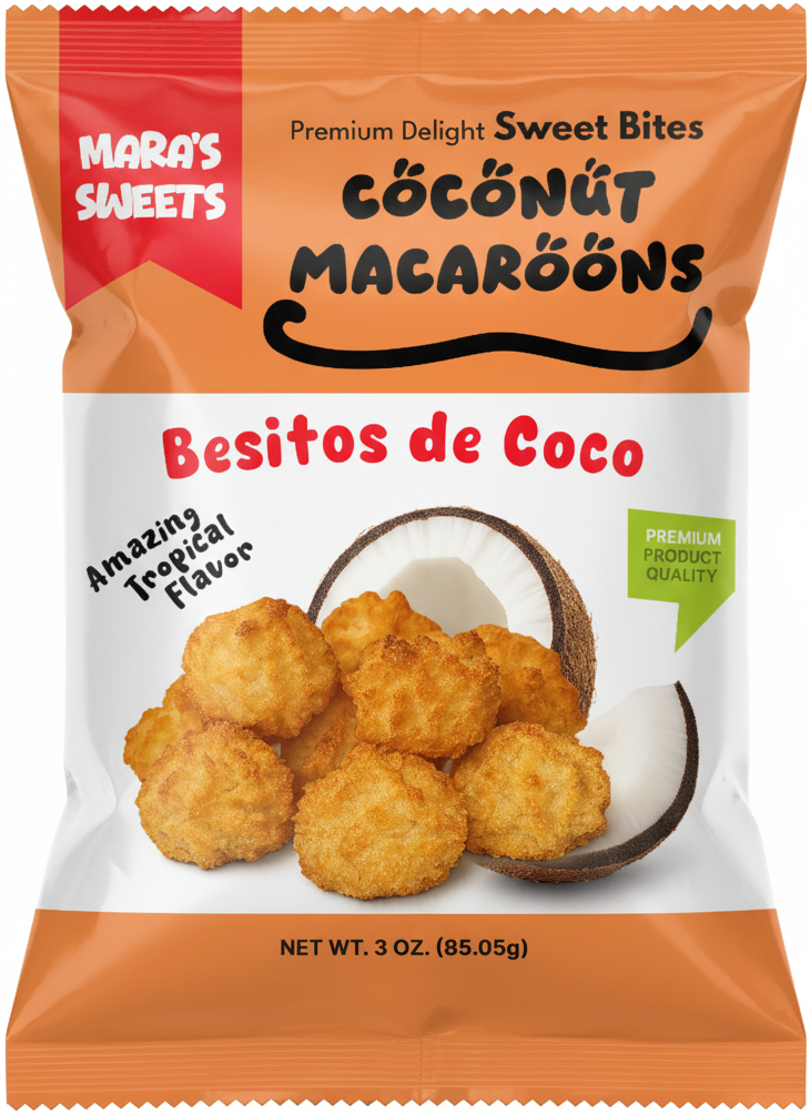 Coconut Macaroons - Besitos de Coco