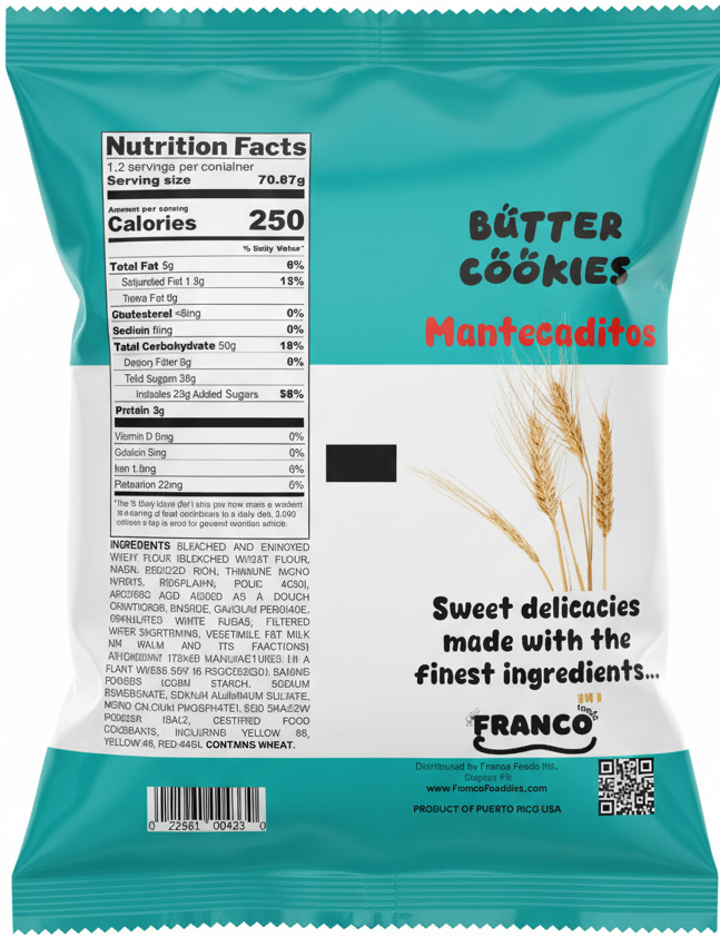 Butter Cookies - Mantecaditos
