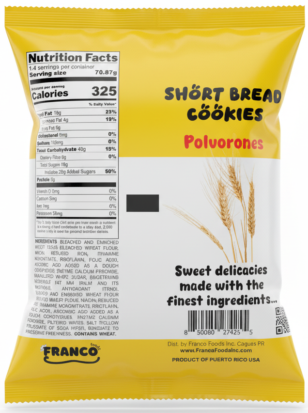 Short Bread Cookies - Polvorones