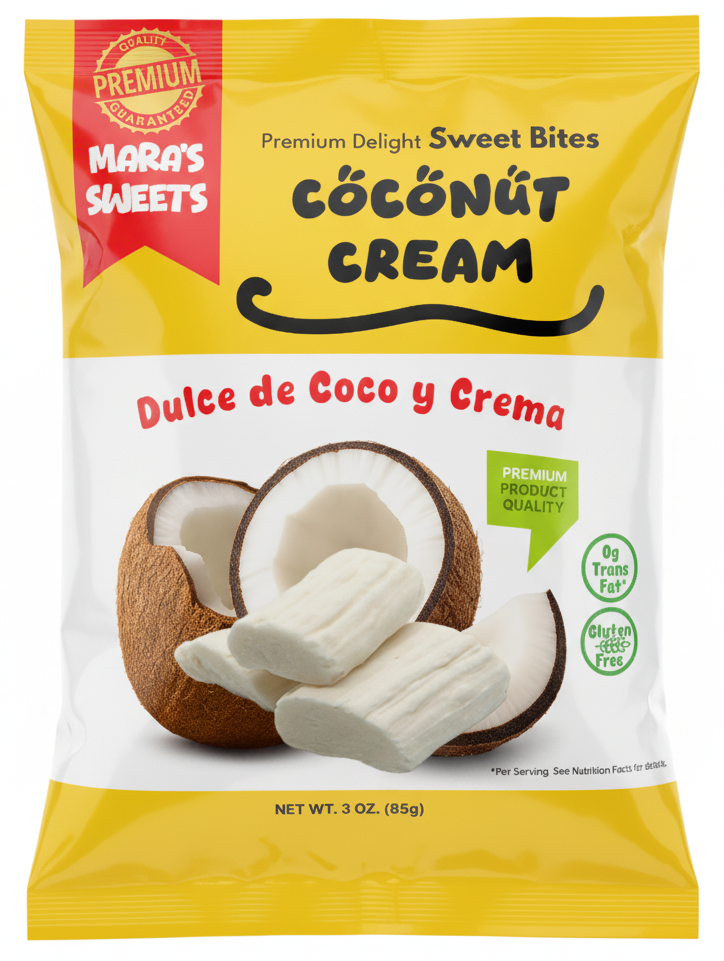Coconut Cream Bites - Dulce de Coco Crema