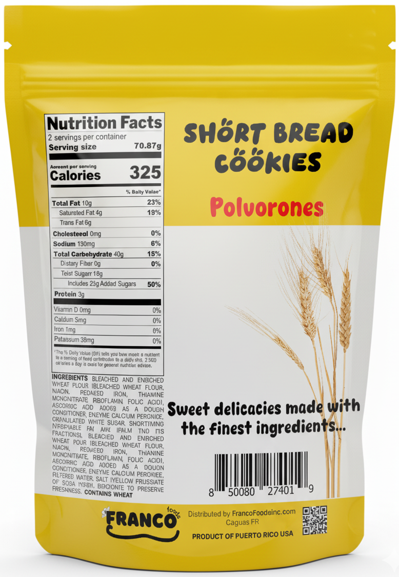 Short Bread Cookies - Polvorones