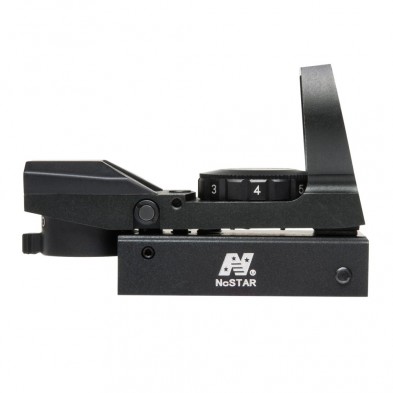 Red Four Reticle Reflex Optic Black