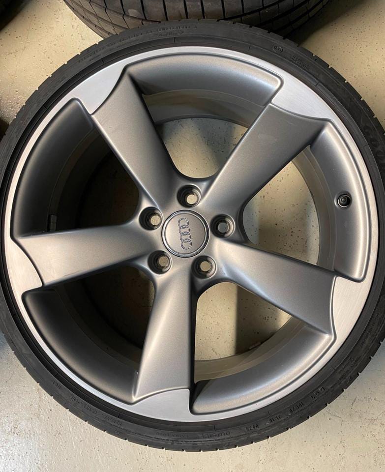 Jeu de 4 Jantes Rotor Audi 19" avec pneus Goodyear Eagle F1 – Réf. 8P0 601 025 CP – DOT 2024