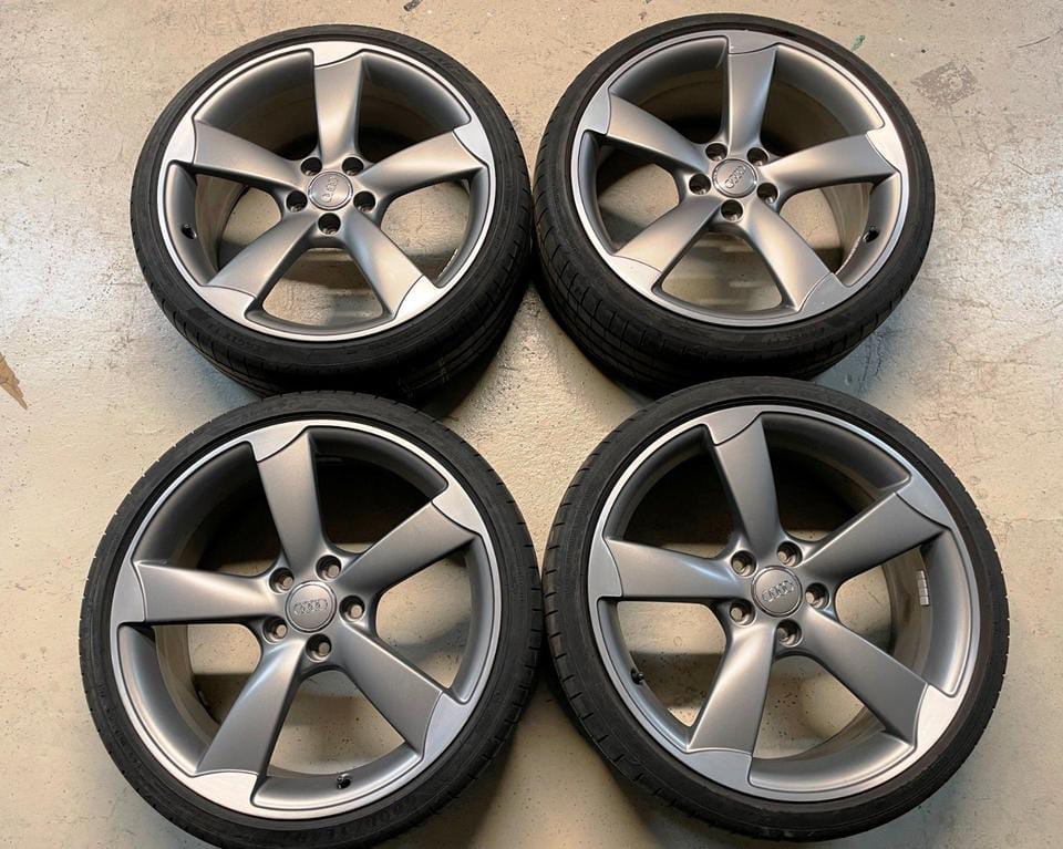 Jeu de 4 Jantes Rotor Audi 19" avec pneus Goodyear Eagle F1 – Réf. 8P0 601 025 CP – DOT 2024