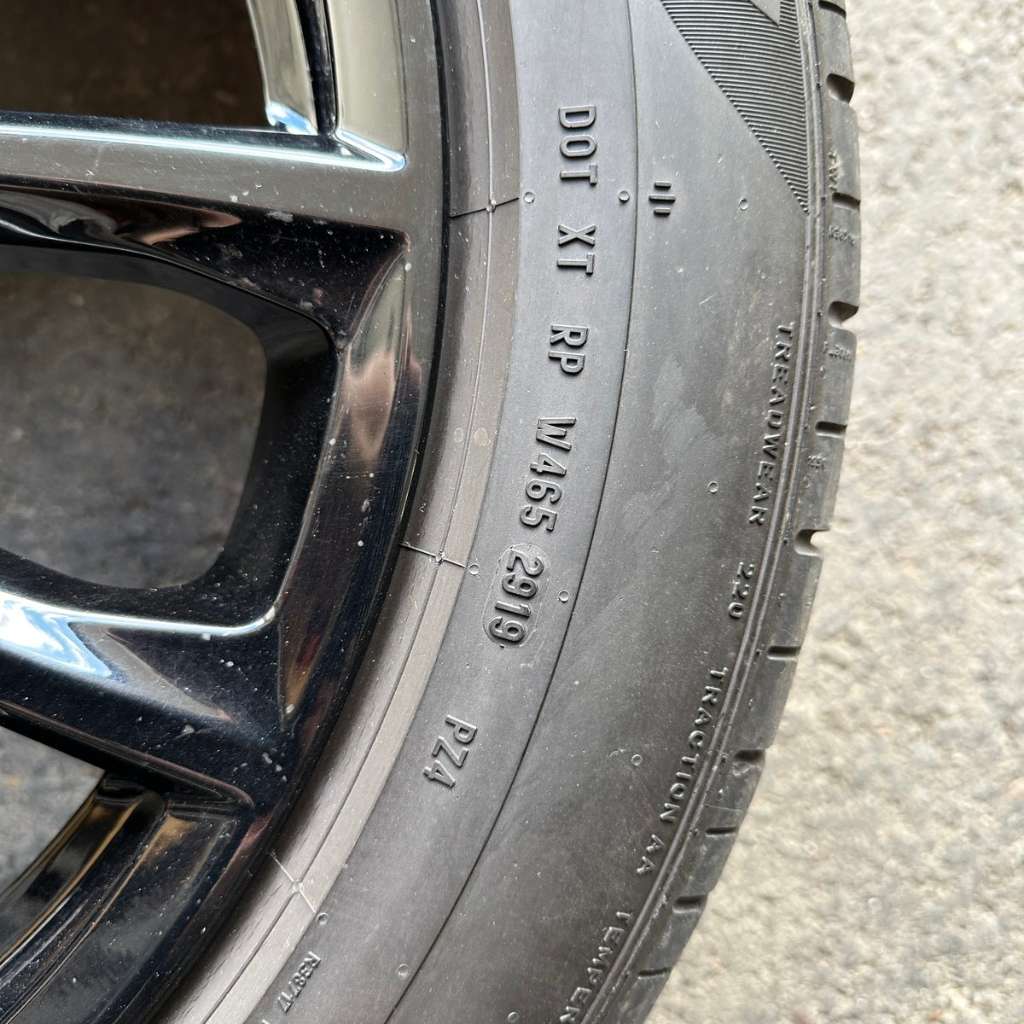 Jantes Porsche Panamera 2019 avec pneus été – Jeu complet comme neuf