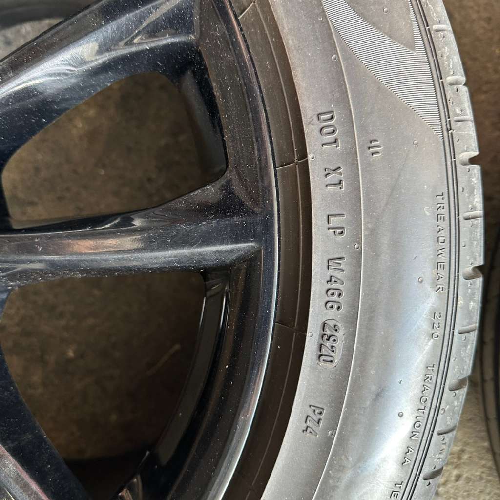 Jantes Porsche Panamera 2019 avec pneus été – Jeu complet comme neuf