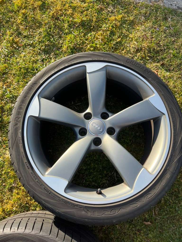 Jantes Audi Rotor 19” + pneus été Vredestein – 8.5Jx19 ET43 – Certificat de charge inclus