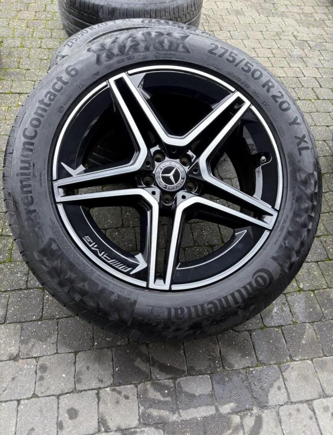 Jantes Mercedes GLE AMG 20 pouces + pneus Continental – État neuf