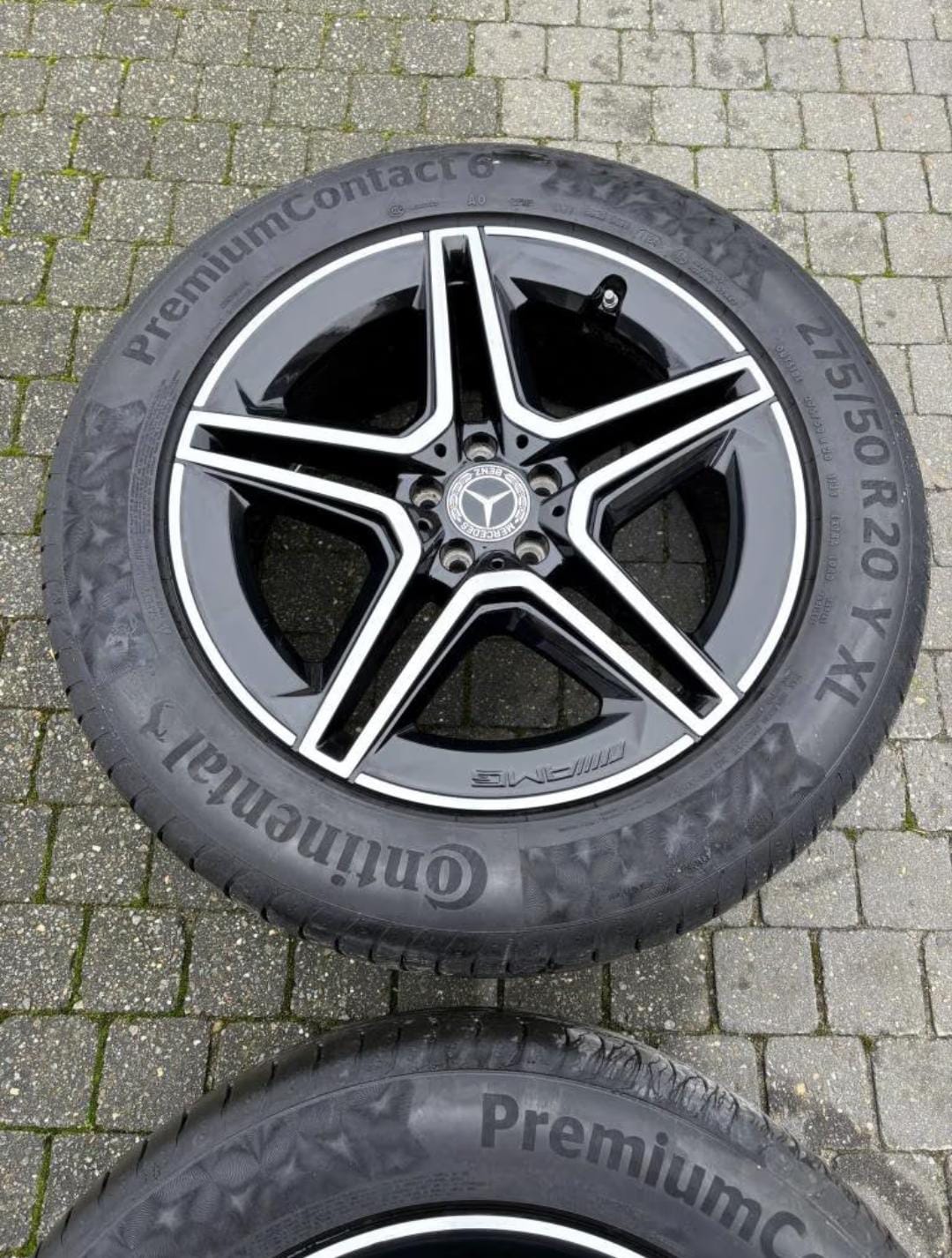 Jantes Mercedes GLE AMG 20 pouces + pneus Continental – État neuf