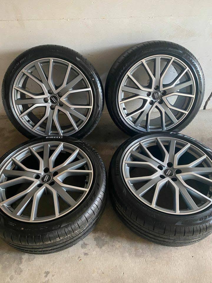 Jantes Audi Sport d’origine 20 pouces pour Audi A6 C8 – Jeu complet avec pneus Pirelli