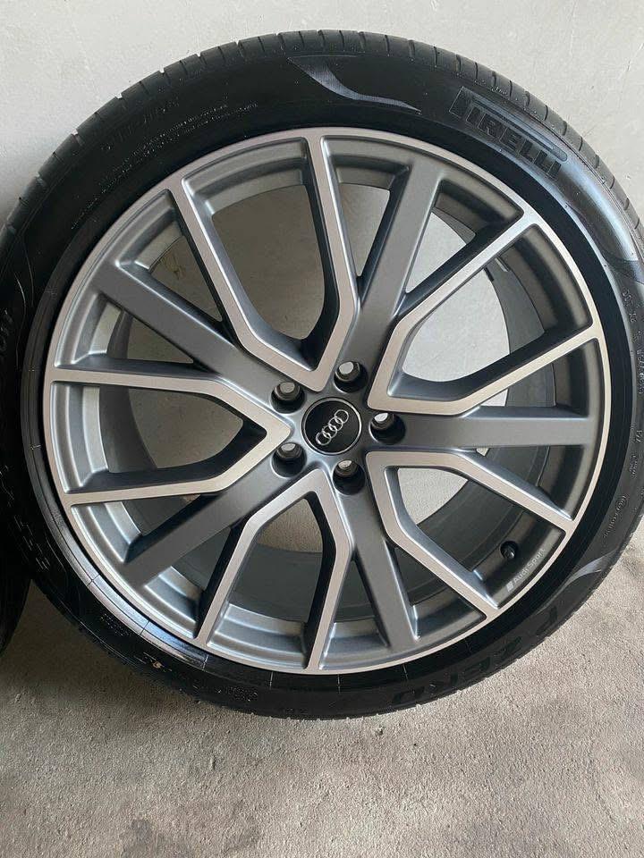 Jantes Audi Sport d’origine 20 pouces pour Audi A6 C8 – Jeu complet avec pneus Pirelli
