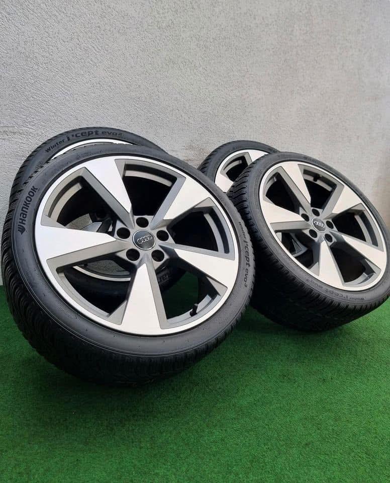 Jeu de 4 jantes Audi 19 pouces avec pneus Hankook Ventus S1 – Référence OEM 8W0 601 025 CB