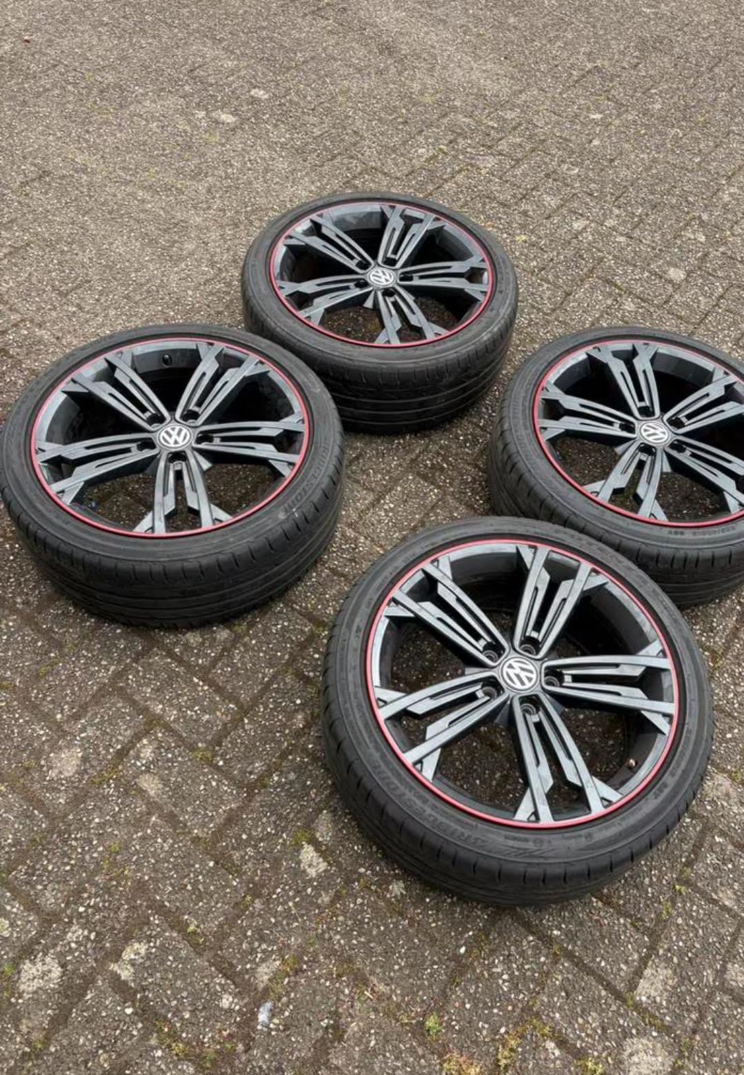 Jantes 18 pouces VW Sevilla pour Golf 7 GTI avec pneus été 225/40 R18