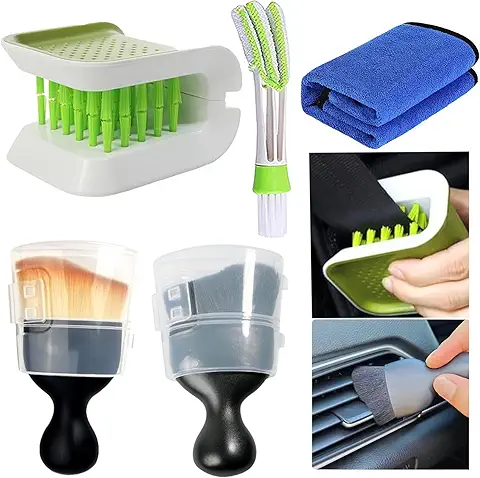 Detailing brush set, Car Seat Belt Cleaning Brush, Car drying towel, Exterior&Interior car detailing brush, 