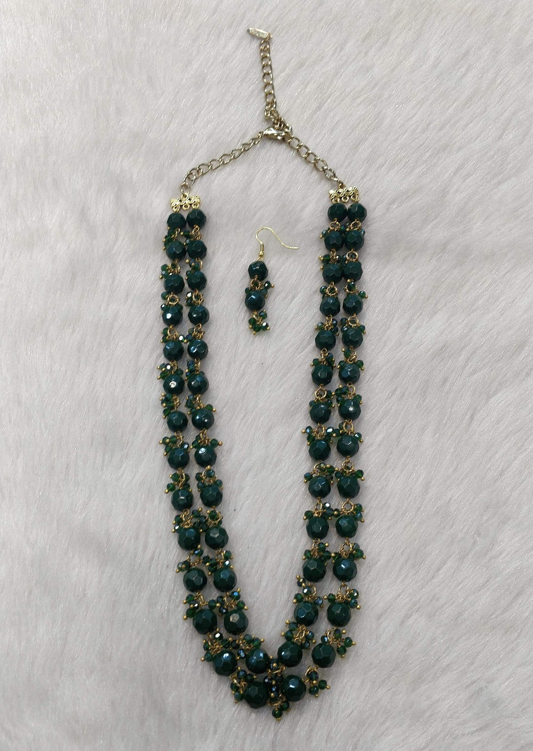 Premium Quality Green Beaded Necklace