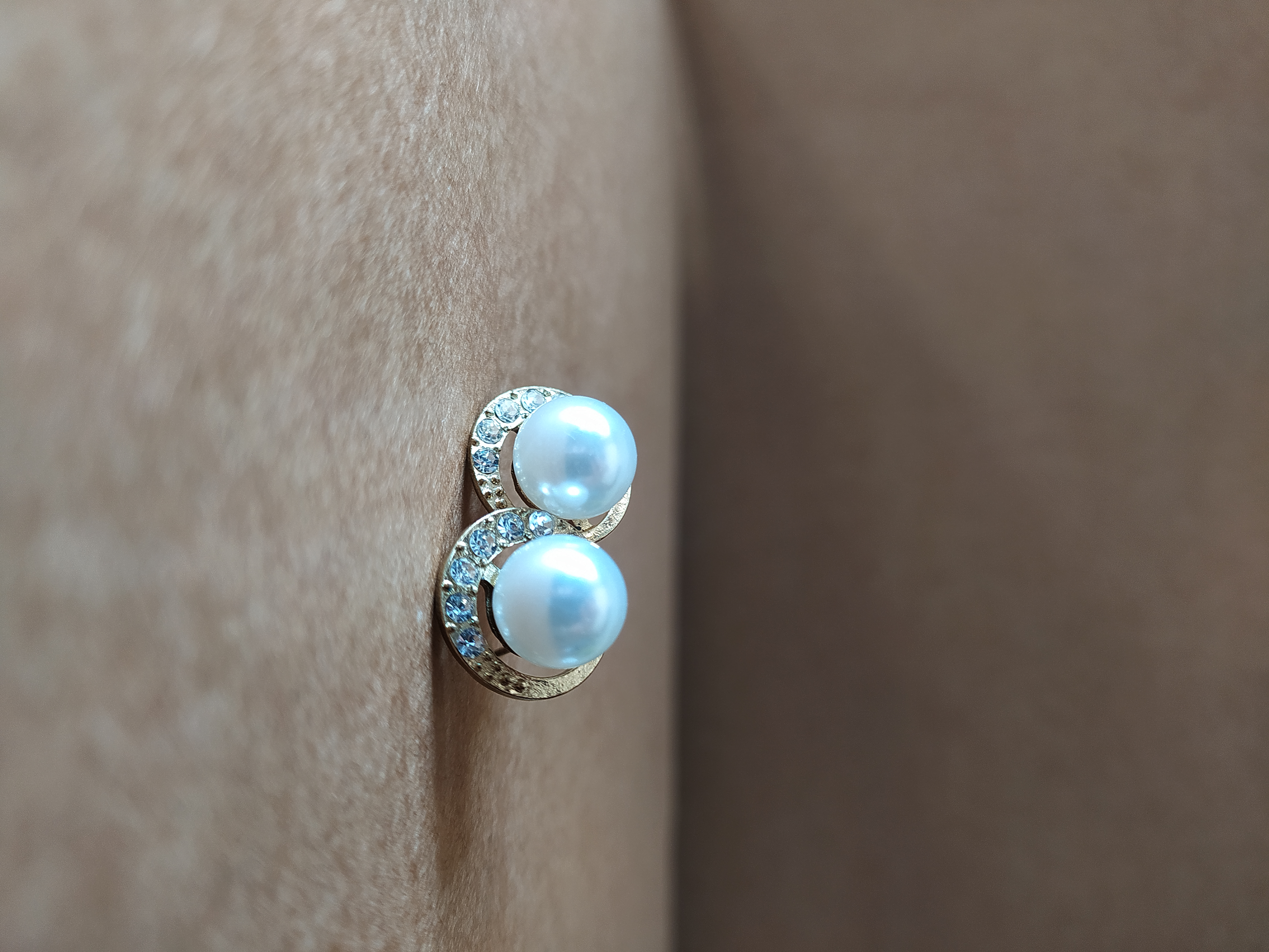 Elegant Pearl Stud Earrings