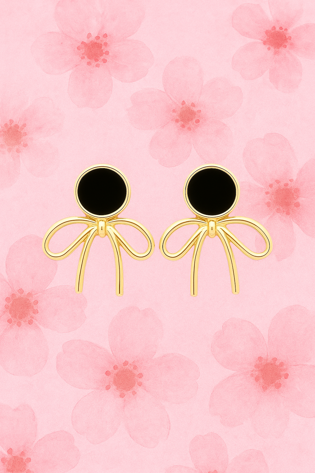 Elegant Bow Stud Earrings