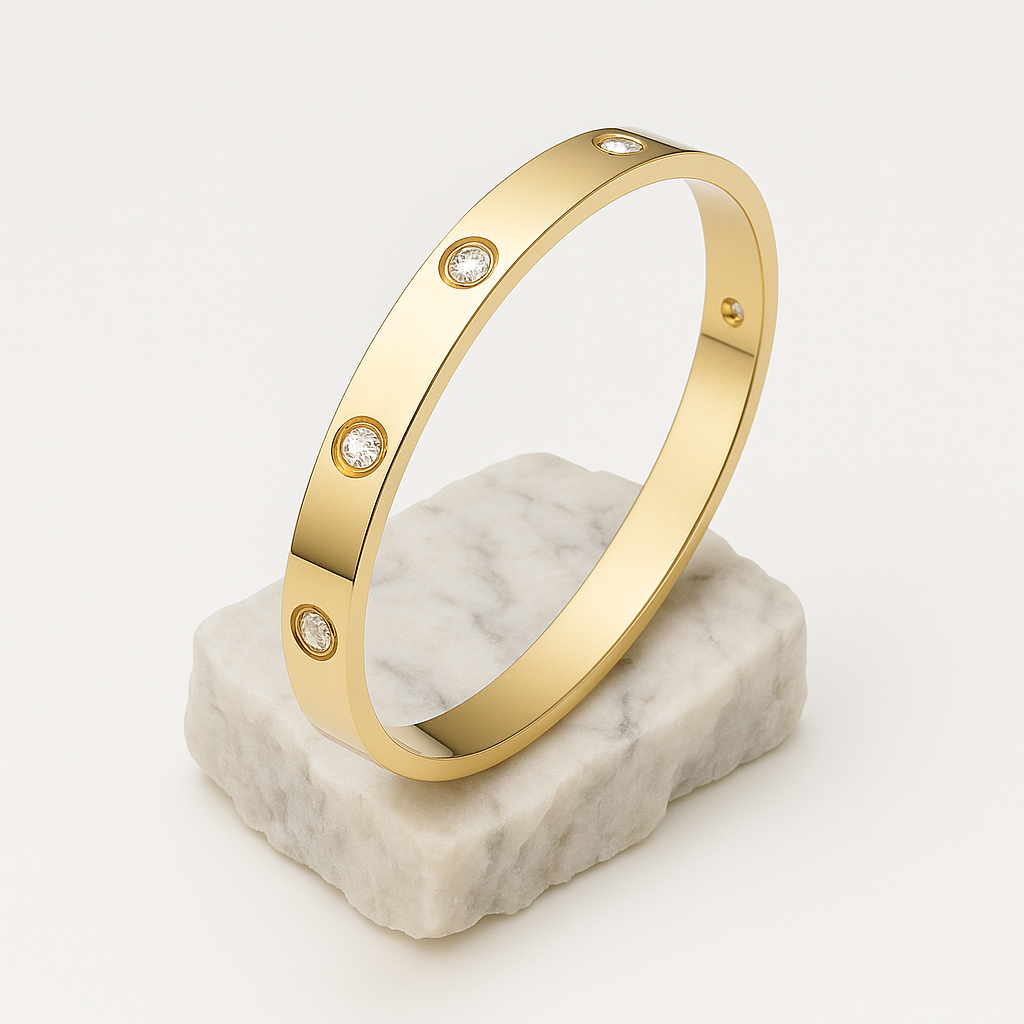 Golden Colour Bangle Bracelet