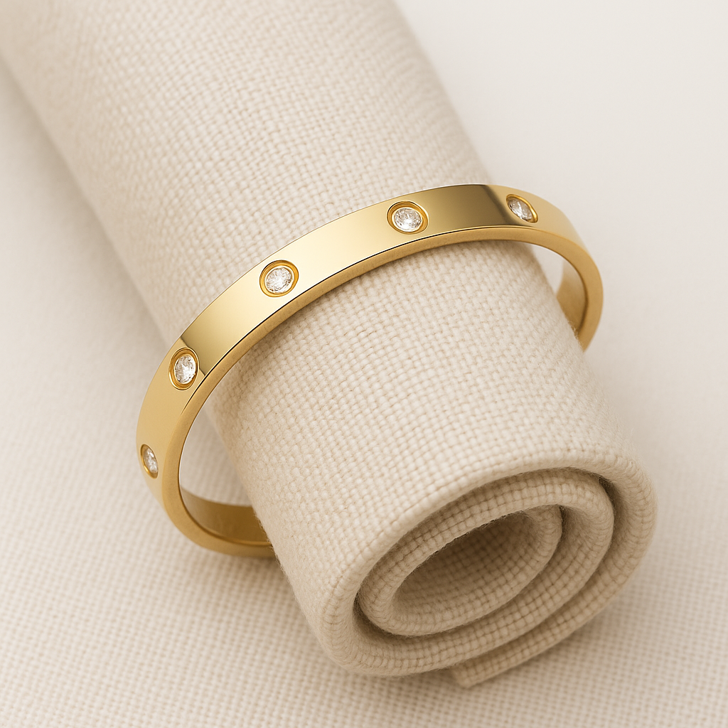 Golden Colour Bangle Bracelet