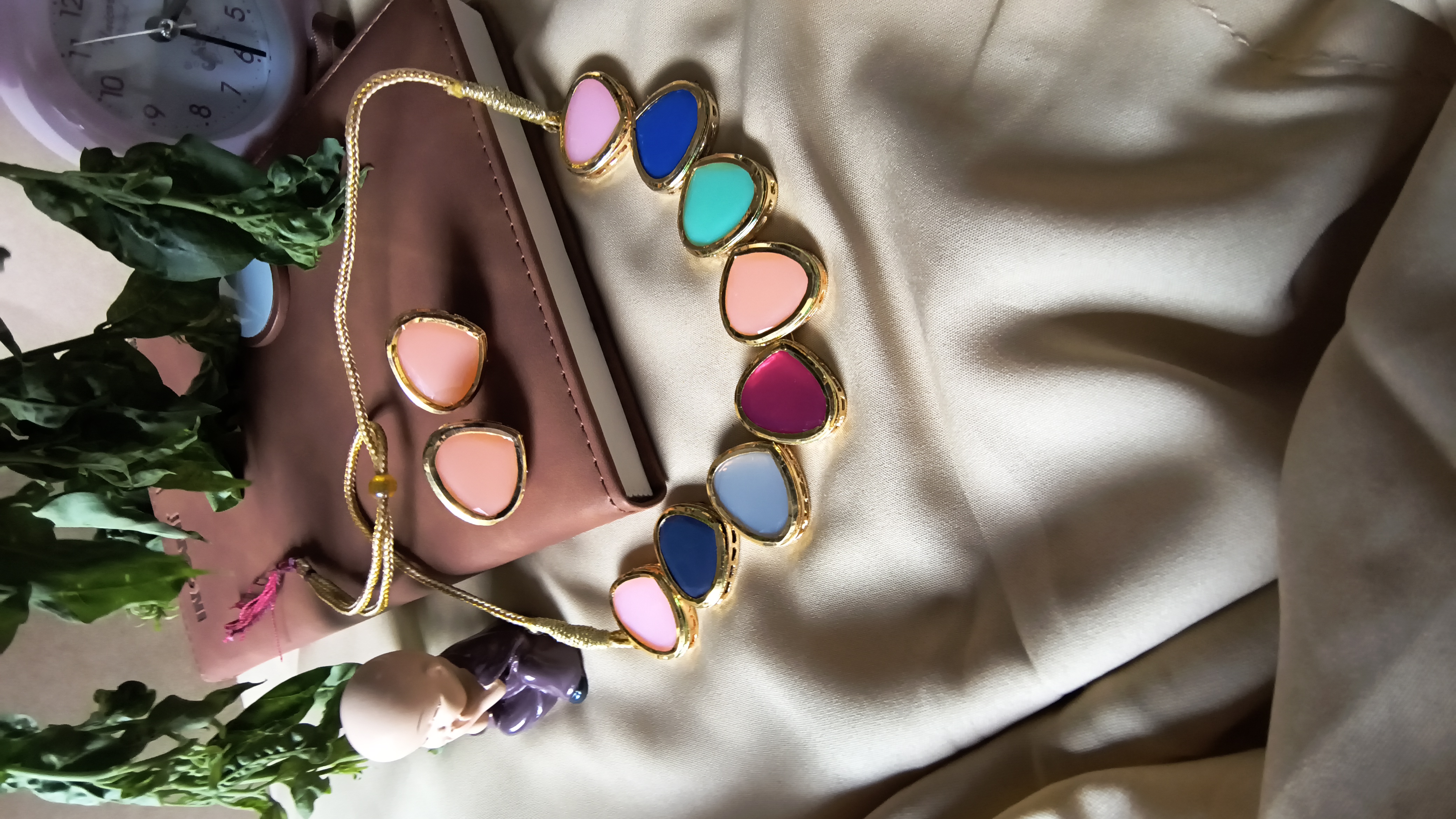 Colorful Teardrop Necklace