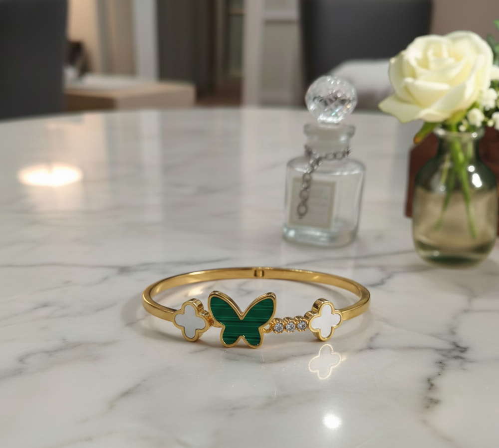 Elegant Gold Butterfly Anti-Tarnish Bracelet